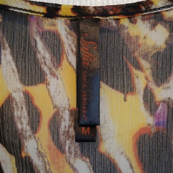 Sheer Leopard V-neck Maxi Cover-up - Picture 2 of 5